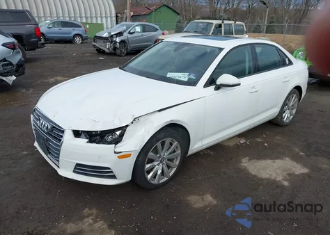 2017 Audi A4 2.0T Premium из США, поврежденный, VIN WAUANAF49HN008048
